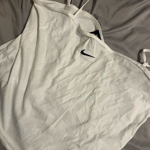 White Nike tank top